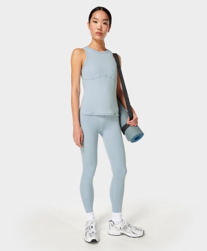Sweaty Betty All Day Muskelshirt Damen Blau | DTGUS2814