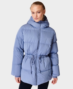 Sweaty Betty Alto Puffa Jacke Damen Blau | UBASC3718