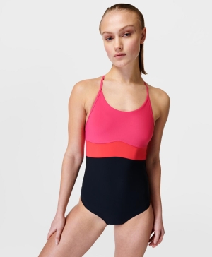 Sweaty Betty Aqua Xtra Life Performance Bademode Damen Schwarz | SFMTE2610