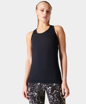 Sweaty Betty Athlete Seamless Workout Muskelshirt Damen Schwarz | MYAZB4938