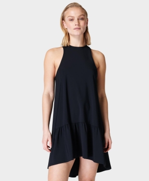 Sweaty Betty Explorer Club Mini Kleider Damen Schwarz | AJYKP5246
