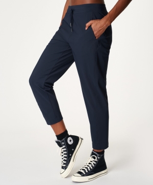 Sweaty Betty Explorer Hose Damen Navy Blau | VUZYD0841