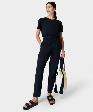 Sweaty Betty Explorer Overall Damen Schwarz | TWASL7869