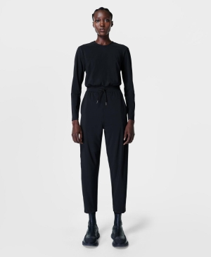 Sweaty Betty Explorer Overall Damen Schwarz | YHPZL8136