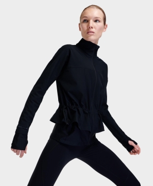 Sweaty Betty Fast Lane Lauf Jacke Damen Schwarz | MYXLS7265
