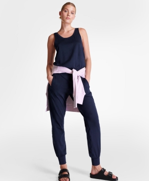 Sweaty Betty Gary Overall Damen Navy Blau | TSYEQ2136