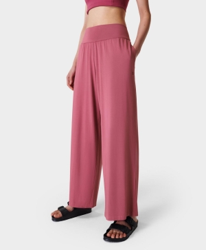 Sweaty Betty Modal Weite Leg Hose Damen Rosa | VXYHZ4523