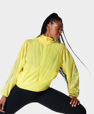 Sweaty Betty Pack Away Jacke Damen Gelb | CUSQK0934