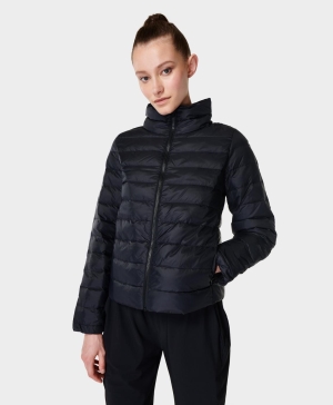 Sweaty Betty Pathfinder Packable Jacke Damen Schwarz | YHFDM4905
