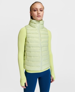 Sweaty Betty Pathfinder Packable Weste Damen Grün | MZEYA0529