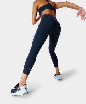 Sweaty Betty Power 7/8 Workout Leggings Damen Navy Blau | DPRUS6370