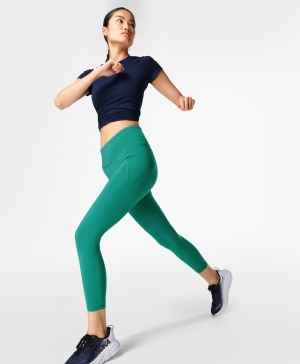 Sweaty Betty Power 7/8 Workout Leggings Damen Grün | MOWSK9256