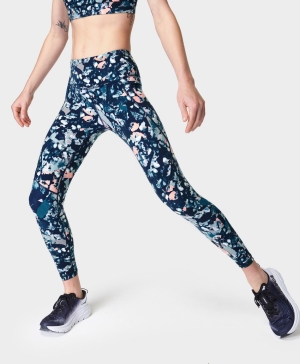 Sweaty Betty Power 7/8 Workout Leggings Damen Rosa | NVQLO6379