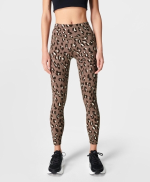 Sweaty Betty Power 7/8 Workout Leggings Damen Braun | PRDXZ7142