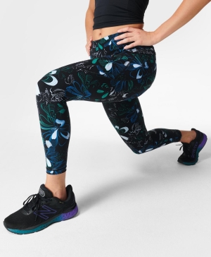 Sweaty Betty Power 7/8 Workout Leggings Damen Blau | VGZKM3985