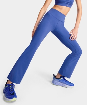 Sweaty Betty Power Bootcut Workout Trousers Hose Damen Blau | TKZIY5689