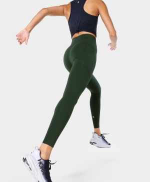 Sweaty Betty Power High-Waisted Workout Leggings Damen Grün | KOZFI5478
