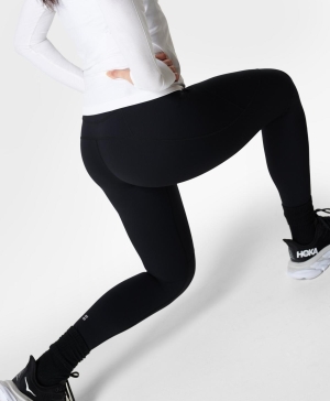 Sweaty Betty Power Workout Leggings Damen Schwarz | FCSQE2063