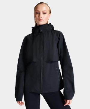 Sweaty Betty Pro Light Performance Lauf Wasserdichte Jacke Damen Schwarz | VDRJQ5167