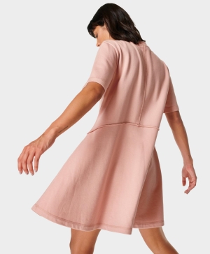 Sweaty Betty Revive Kleider Damen Rosa Rosa | JWGLQ6720