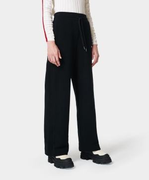 Sweaty Betty Serene Luxe Fleece Pant Hose Damen Schwarz | FBJMW5128