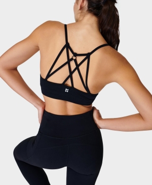 Sweaty Betty Spirit Awakened Yoga BHs Damen Schwarz | AJILH4205
