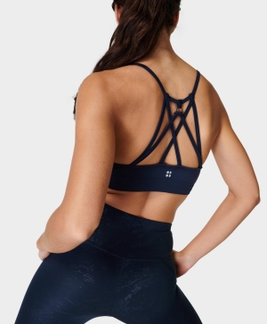 Sweaty Betty Spirit Awakened Yoga BHs Damen Navy Blau | PKZDN7680