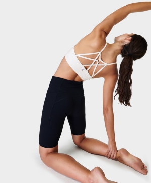 Sweaty Betty Spirit Awakened Yoga BHs Damen Weiß | WACQX8617