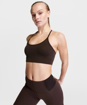 Sweaty Betty Spirit Reformed Yoga BHs Damen Braun | VWGQY0784