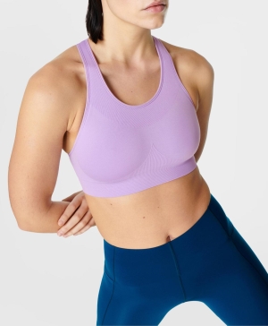 Sweaty Betty Stamina Sports BHs Damen Lila | JIFNG4901