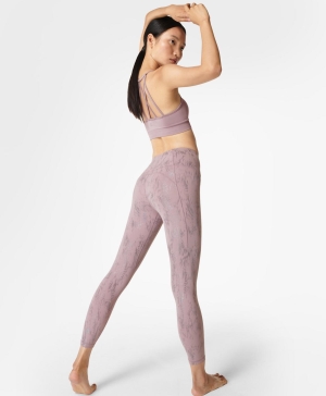 Sweaty Betty Super Soft 7/8 Yoga Leggings Damen Rosa | TQRLZ6509