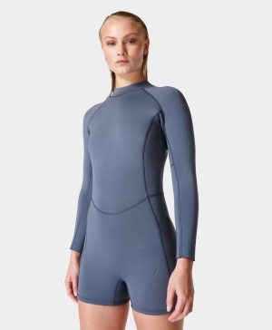 Sweaty Betty Surf Wetsuit Bademode Damen Blau | MAZNF3097