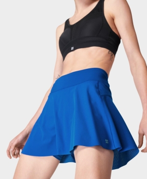 Sweaty Betty Swift Lauf Skort Kurze Hose Damen Blau | LOIQV7594