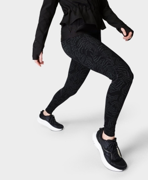 Sweaty Betty Zero Gravity High-Waisted Lauf Leggings Damen Grau | HADSO7098